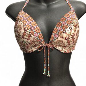 Victoria's Secret Teeny Ventetian Mosaic 36d bikini top - Rare